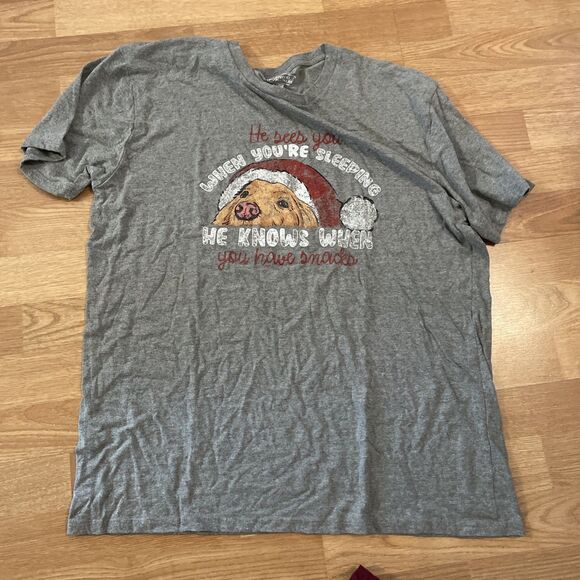 Mens Christmas Shirt LOT Size XL Lot Of 6 Tees ELF Star Wars Santa - Picture 14 of 15